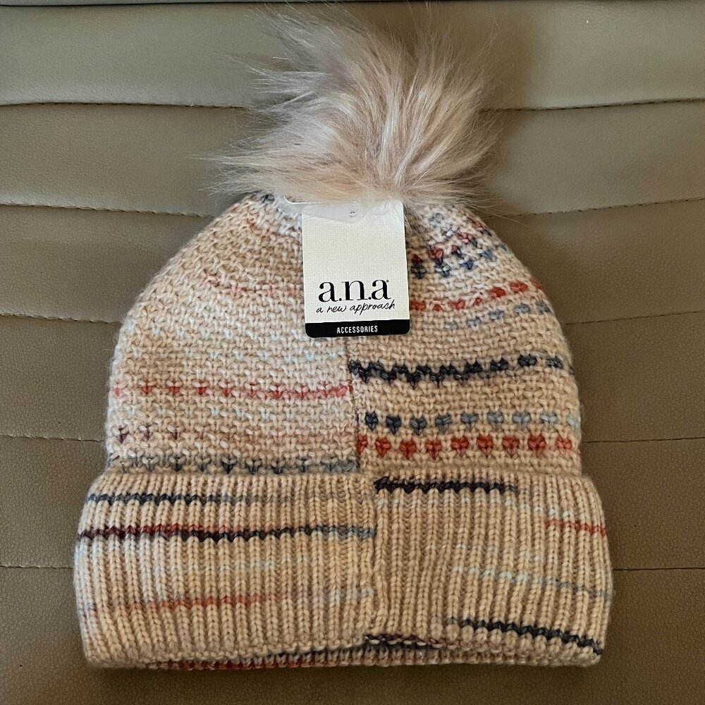A.N.A (A New Approach) Light Pink Winter Hat